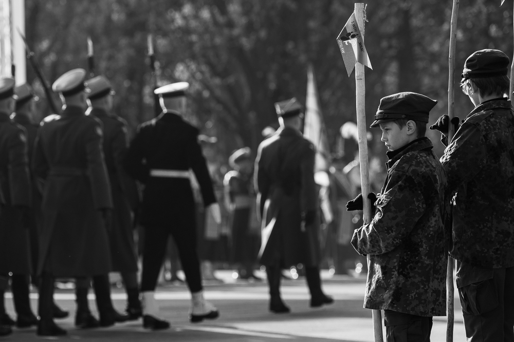 Obchody Narodowego Święta Niepodległości na placu Marszałka Piłsudskiego w Warszawie – 11 listopada 2021. Fot. Mikołaj Bujak (IPN)