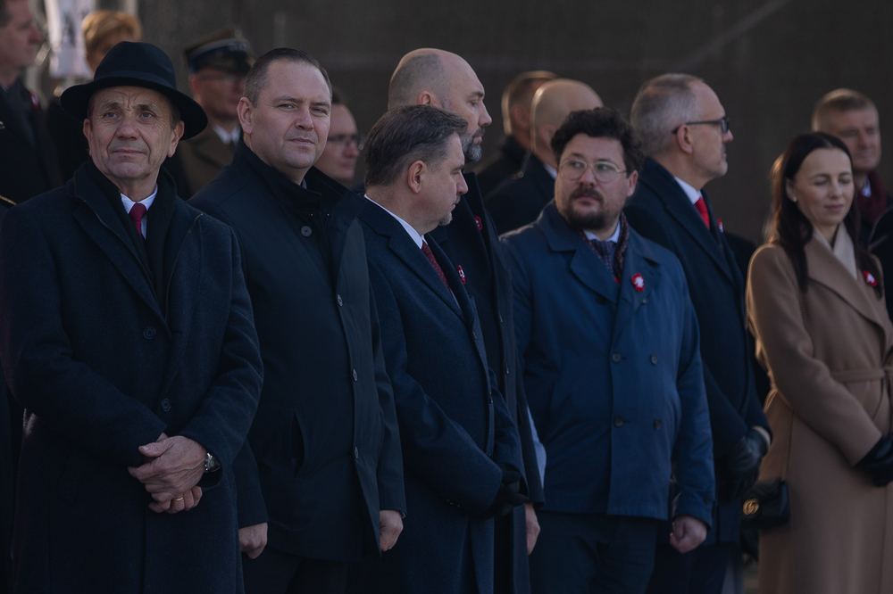 Obchody Narodowego Święta Niepodległości na placu Marszałka Piłsudskiego w Warszawie – 11 listopada 2021. Fot. Mikołaj Bujak (IPN)