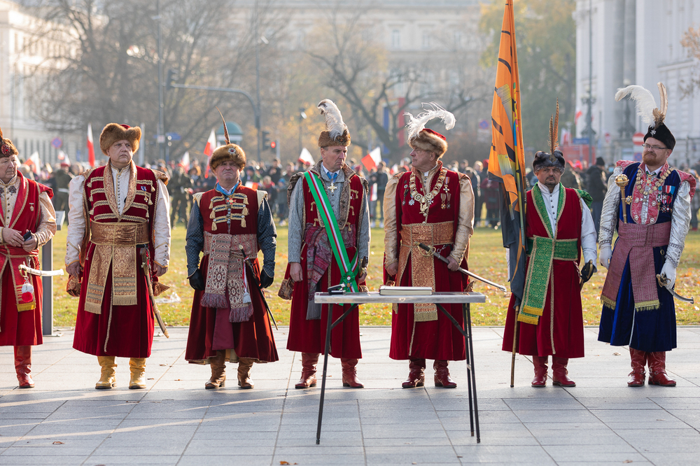 Obchody Narodowego Święta Niepodległości na placu Marszałka Piłsudskiego w Warszawie – 11 listopada 2021. Fot. Mikołaj Bujak (IPN)