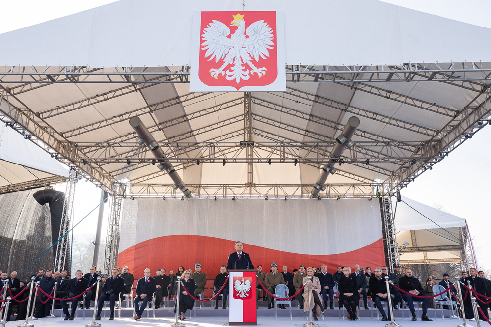 Obchody Narodowego Święta Niepodległości na placu Marszałka Piłsudskiego w Warszawie – 11 listopada 2021. Fot. Mikołaj Bujak (IPN)