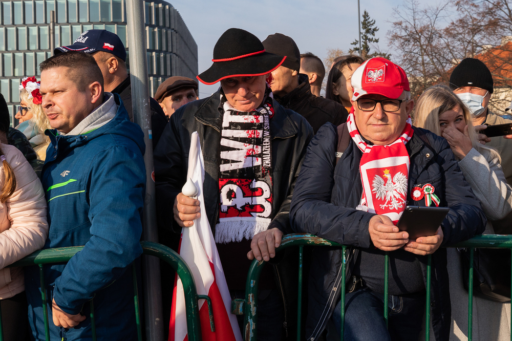 Obchody Narodowego Święta Niepodległości na placu Marszałka Piłsudskiego w Warszawie – 11 listopada 2021. Fot. Mikołaj Bujak (IPN)