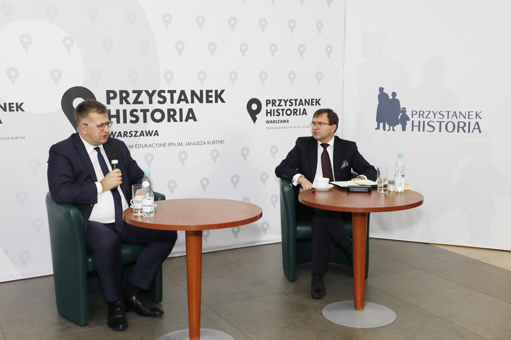 Dyskusja „W Paryżu i Angers (wrzesień 1939– czerwiec 1940)” z cyklu „O podmiotowość…” – Warszawa, 16 listopada 2021. Fot. Piotr Życieński (IPN)