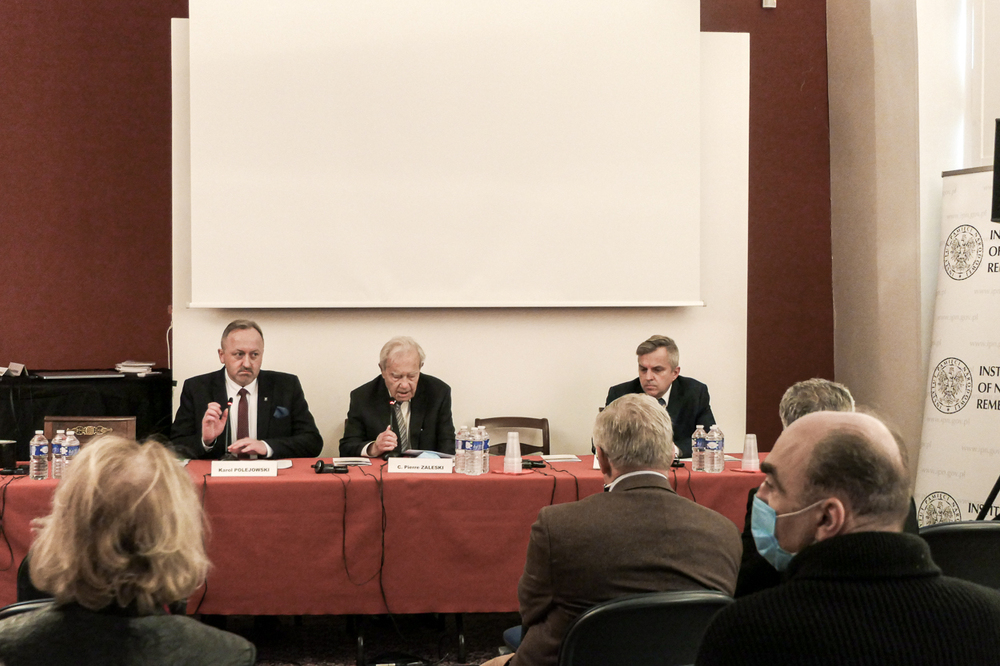 Międzynarodowa konferencja naukowa „La contribution des Polonais dans la lutte contre les deux totalitarismes en Pologne et en Occident (1939–1945)” – „Wkład Polaków w walkę z dwoma totalitaryzmami w Polsce i na Zachodzie (1939–1945)” – Paryż, 16–17 listopada 2021. Fot. Karolina Dybkowska (IPN)