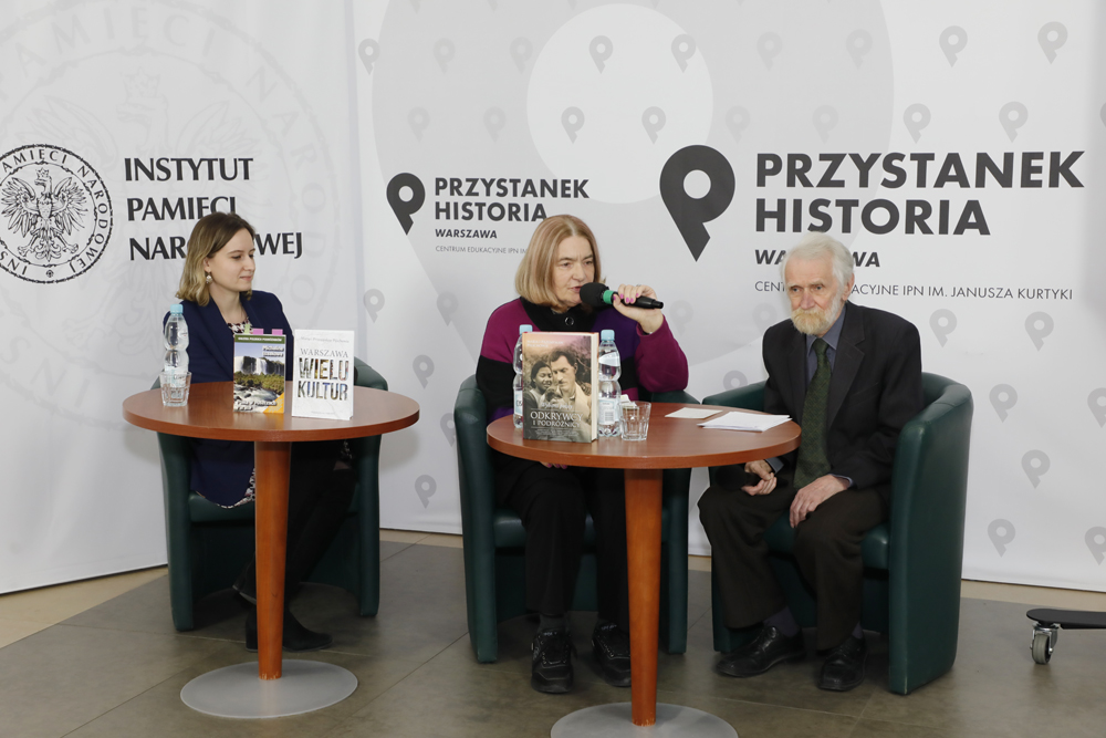 Spotkanie „Podróżnicy – Polacy odkrywający świat” z cyklu „Jak Polacy tworzyli naukę” – 18 listopada 2021. Fot. Piotr Życieński (IPN)