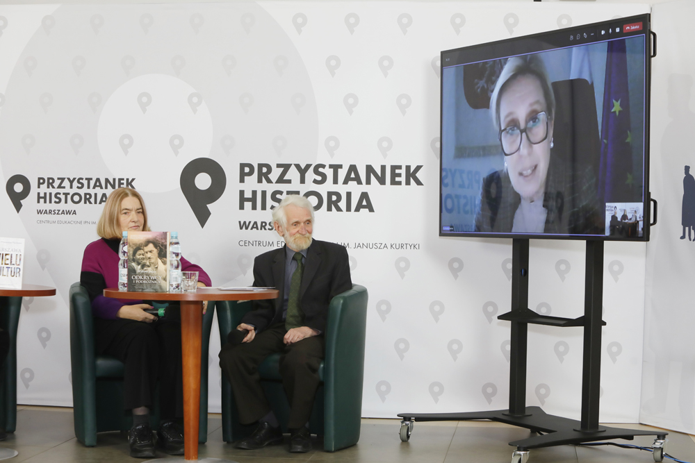 Spotkanie „Podróżnicy – Polacy odkrywający świat” z cyklu „Jak Polacy tworzyli naukę” – 18 listopada 2021. Fot. Piotr Życieński (IPN)