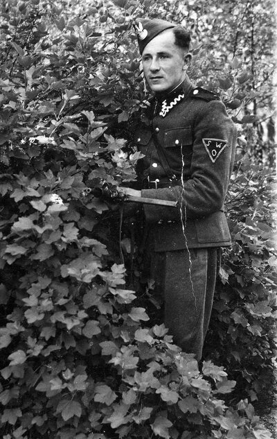 Lucjan Deniziak żołnierz Okręgu NZW Białystok, Białostocczyzna, 1947