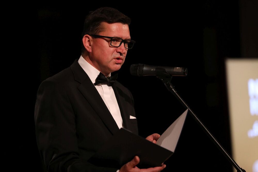 Dr Dariusz Iwaneczko (dyrektor IPN w Rzeszowie) podczas uroczystości wręczenia nagród honorowych „Świadek Historii” – Rzeszów, 22 listopada 2021. Fot. Mikołaj Bujak (IPN)