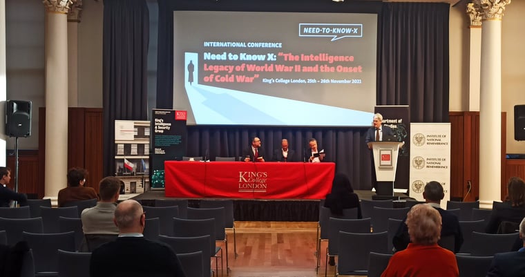 Międzynarodowa konferencja naukowa „Need to Know X: The Intelligence Legacy of World War II and the Onset of Cold War” – Londyn, 25–26 listopada 2021. Fot. Sylwia Szyc (IPN)