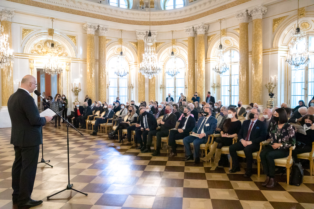 Uroczystość wręczenia Nagrody KLIO. Warszawa, 25 listopada 2021. Fot. Sławek Kasper (IPN)