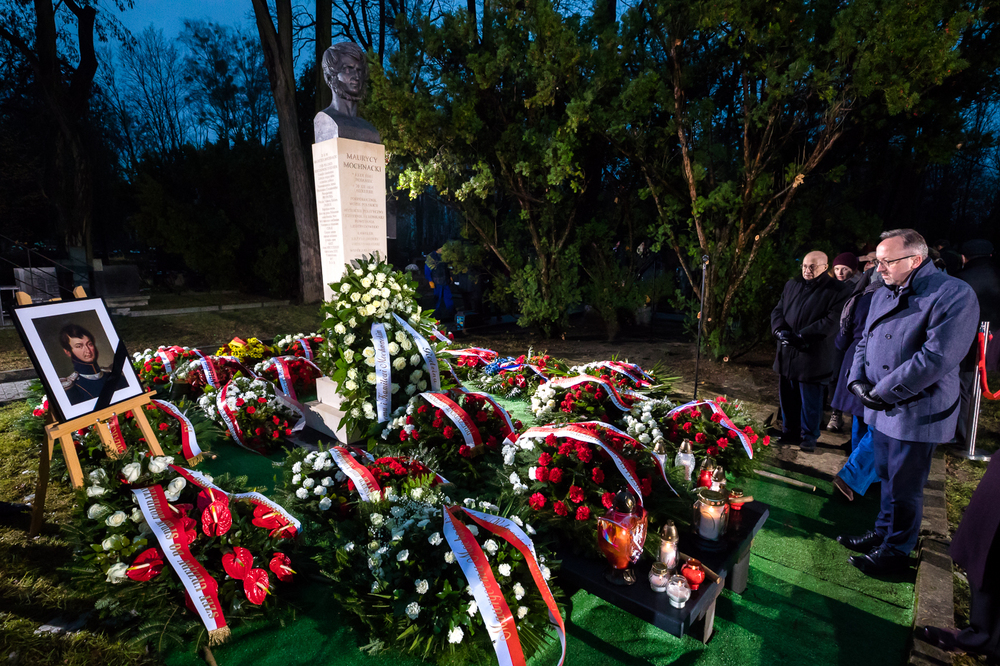 Uroczystości pogrzebowe Maurycego Mochnackiego – 27 listopada 2021. Fot. Sławek Kasper (IPN)