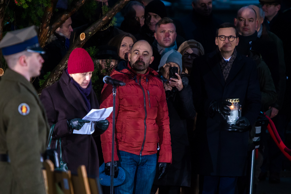 Uroczystości pogrzebowe Maurycego Mochnackiego – 27 listopada 2021. Fot. Sławek Kasper (IPN)