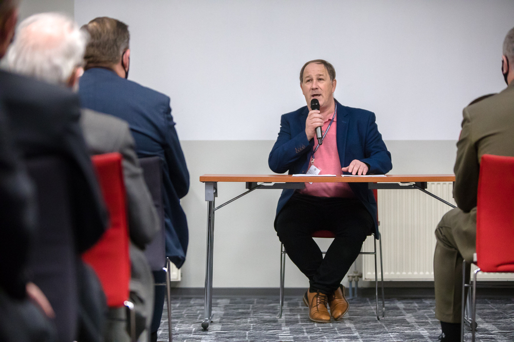 40. rocznica strajku okupacyjnego w Wyższej Oficerskiej Szkole Pożarniczej – Warszawa, 28 listopada 2021. Fot. Sławek Kasper (IPN)