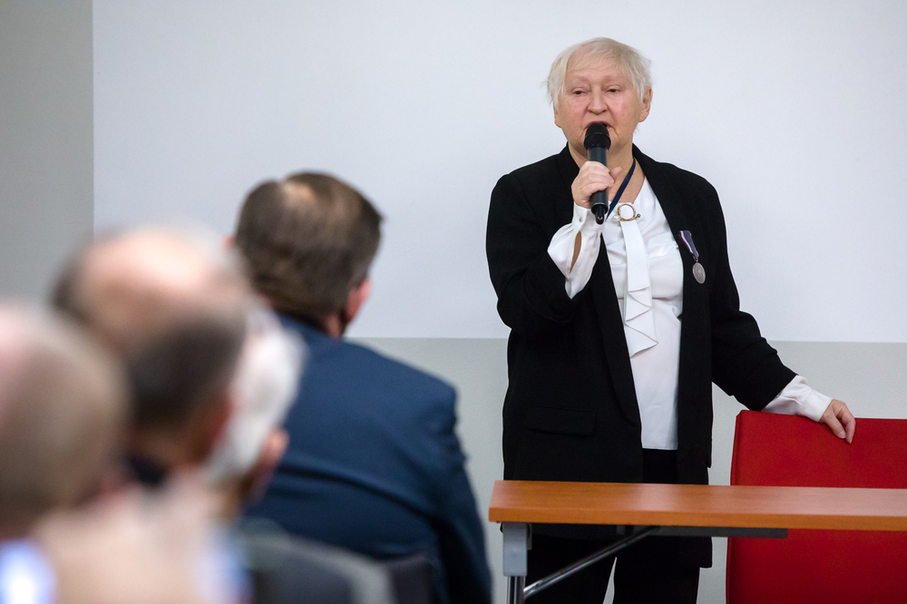 40. rocznica strajku okupacyjnego w Wyższej Oficerskiej Szkole Pożarniczej – Warszawa, 28 listopada 2021. Fot. Sławek Kasper (IPN)