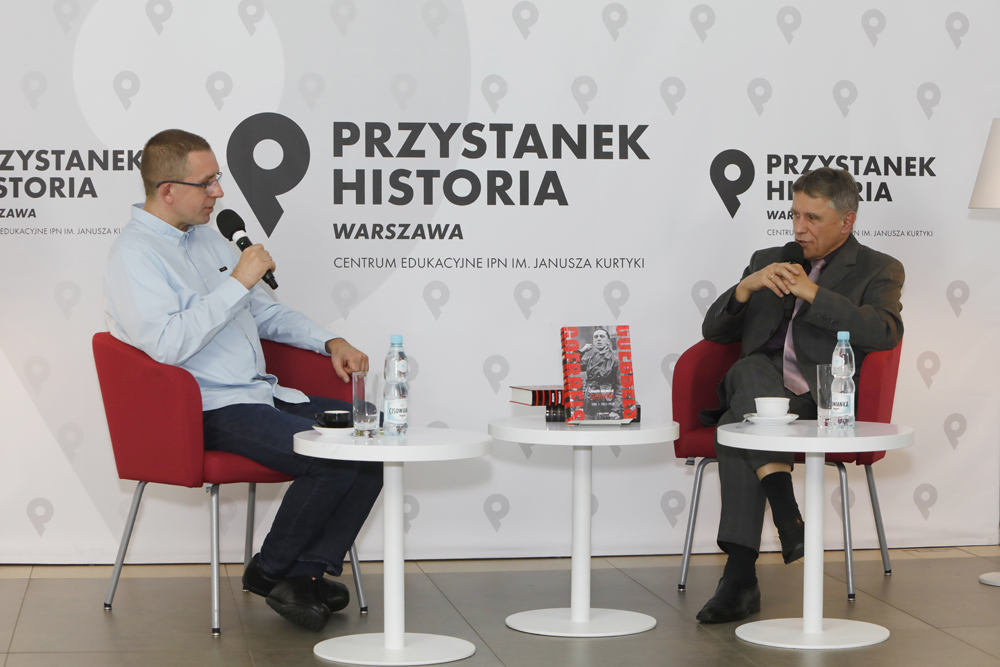 „Kulisy historii”, odc. 41: „Joseph Goebbels – twórca propagandy III Rzeszy” – 27 listopada 2021. Fot. Piotr Życieński (IPN)