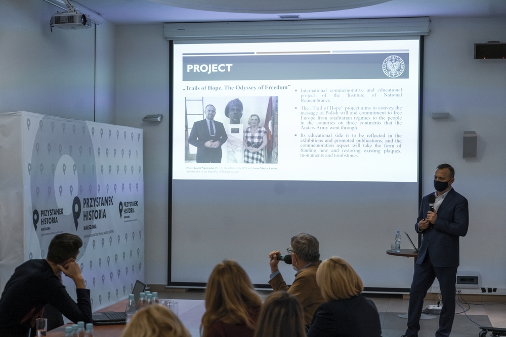 Wizyta mołdawskich dziennikarzy w Instytucie Pamięci Narodowej – Warszawa, 29 listopada 2021. Fot. Mateusz Niegowski (IPN)