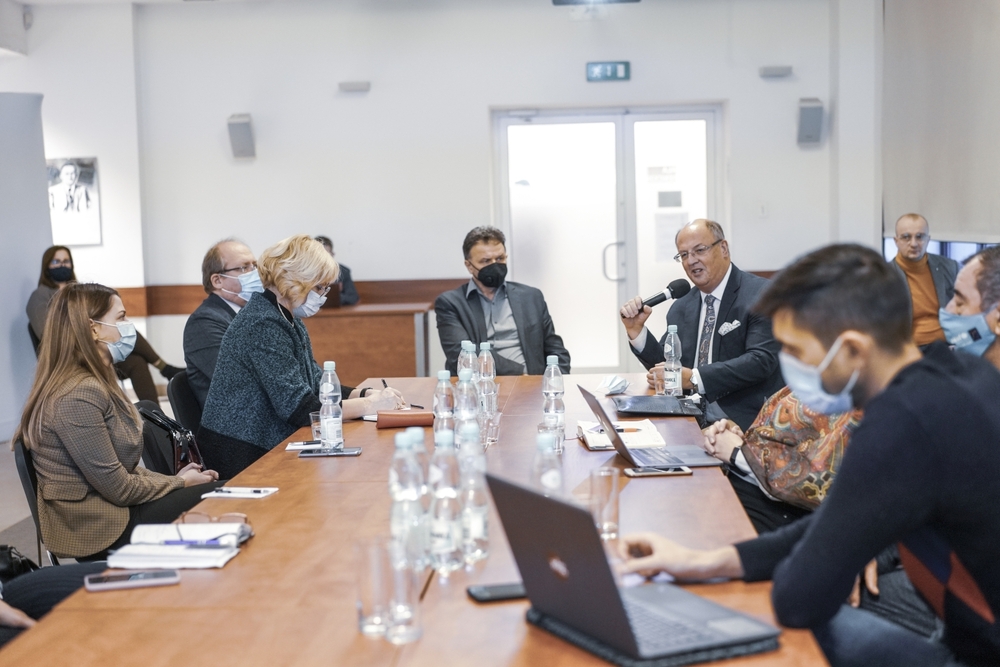 Wizyta mołdawskich dziennikarzy w Instytucie Pamięci Narodowej – Warszawa, 29 listopada 2021. Fot. Mateusz Niegowski (IPN)