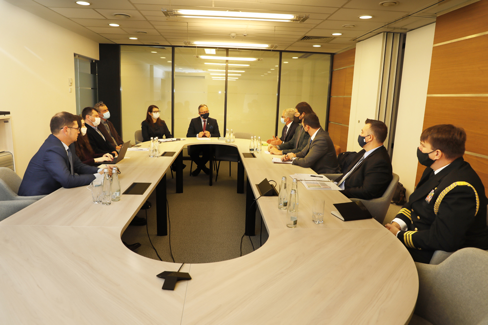 Spotkanie przedstawicieli DPAA i IPN – Warszawa, 30 listopada 2021. Fot. Piotr Życieński (IPN)