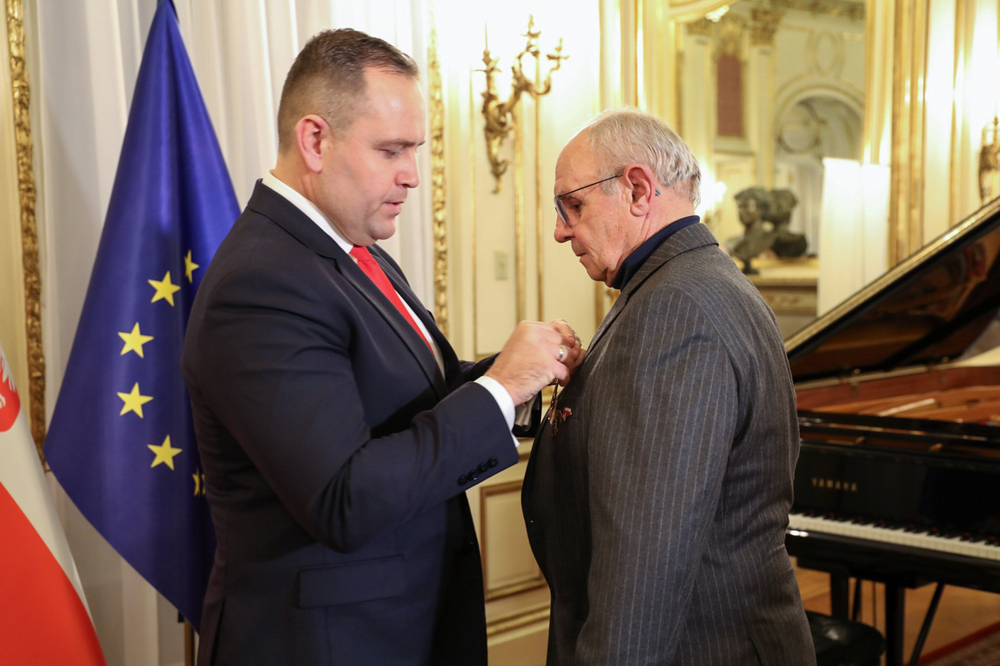 Uroczystość wręczenia odznaczeń działaczom opozycji demokratycznej w PRL – Nowy Jork, 30 listopada 2021. Fot. Adrianna Garnik (IPN)