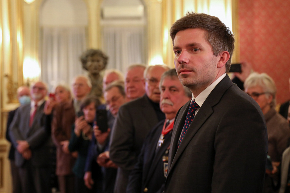 Uroczystość wręczenia odznaczeń działaczom opozycji demokratycznej w PRL – Nowy Jork, 30 listopada 2021. Fot. Adrianna Garnik (IPN)