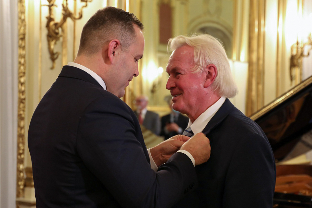 Uroczystość wręczenia odznaczeń działaczom opozycji demokratycznej w PRL – Nowy Jork, 30 listopada 2021. Fot. Adrianna Garnik (IPN)