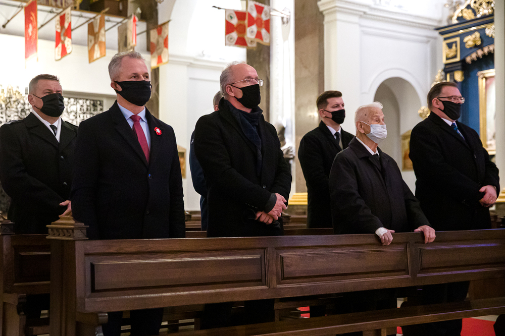Msza św. w Katedrze Polowej Wojska Polskiego w Warszawie w intencji Edwarda Śmigłego-Rydza – 2 grudnia 2021. Fot. Sławek Kasper (IPN)