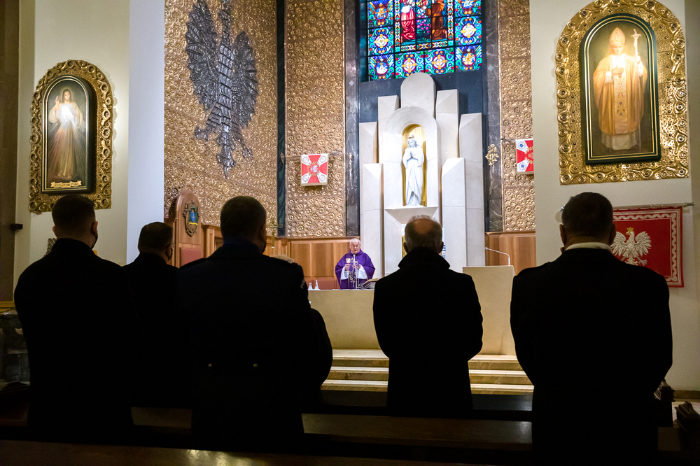 Msza św. w Katedrze Polowej Wojska Polskiego w Warszawie w intencji Edwarda Śmigłego-Rydza – 2 grudnia 2021. Fot. Sławek Kasper (IPN)