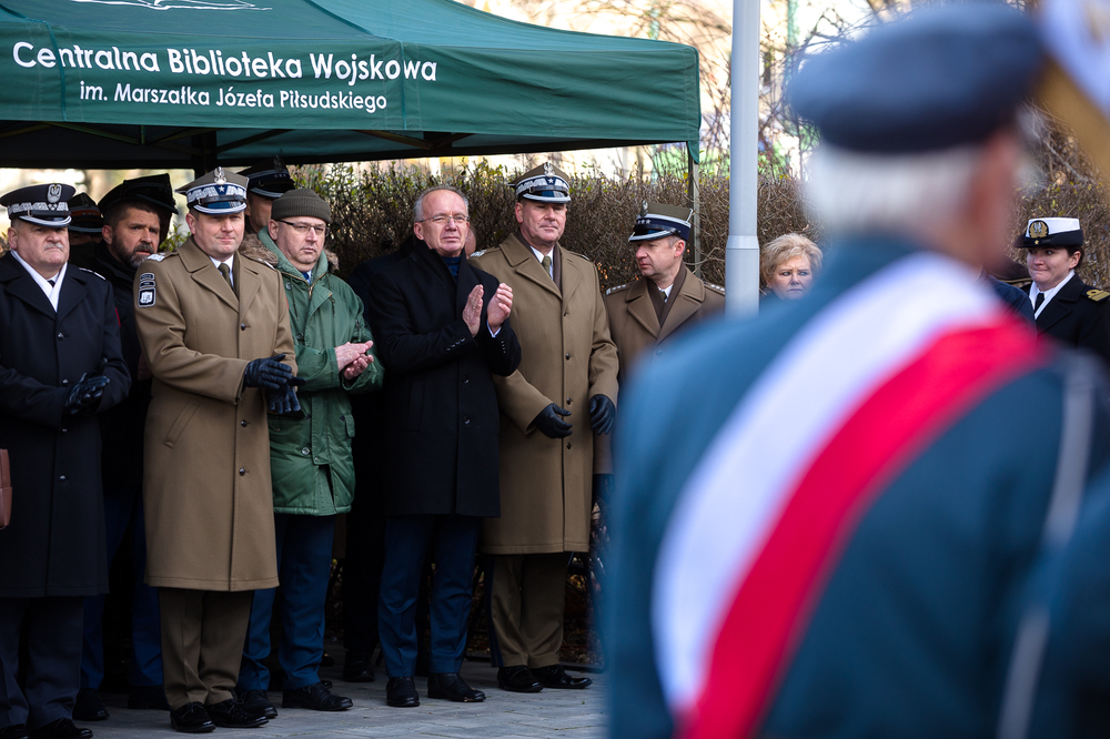 Uroczystości z okazji 154.rocznicy urodzin marszałka Józefa Piłsudskiego – Warszawa, 3 grudnia 2021. Fot. Sławek Kasper (IPN)