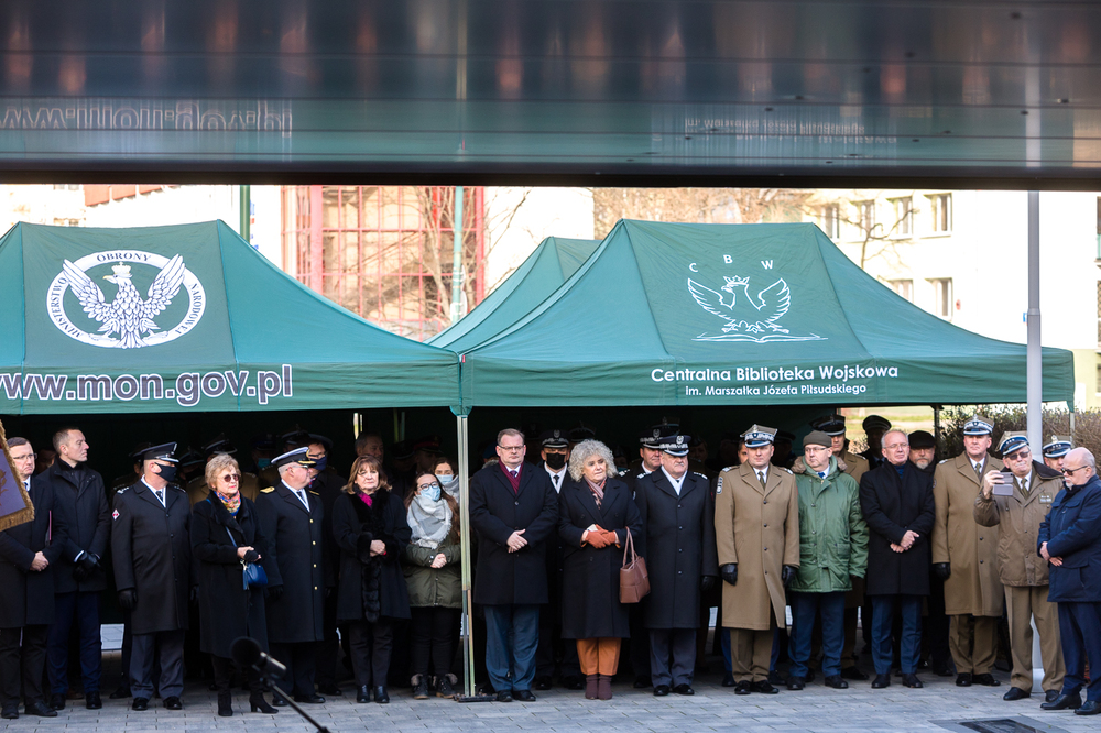 Uroczystości z okazji 154.rocznicy urodzin marszałka Józefa Piłsudskiego – Warszawa, 3 grudnia 2021. Fot. Sławek Kasper (IPN)