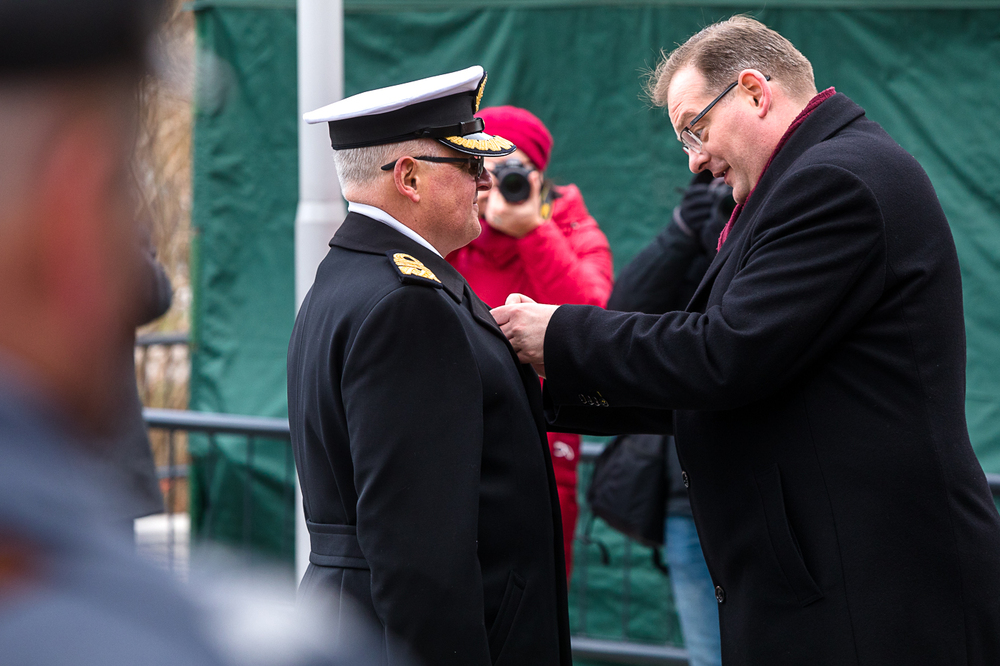 Uroczystości z okazji 154.rocznicy urodzin marszałka Józefa Piłsudskiego – Warszawa, 3 grudnia 2021. Fot. Sławek Kasper (IPN)