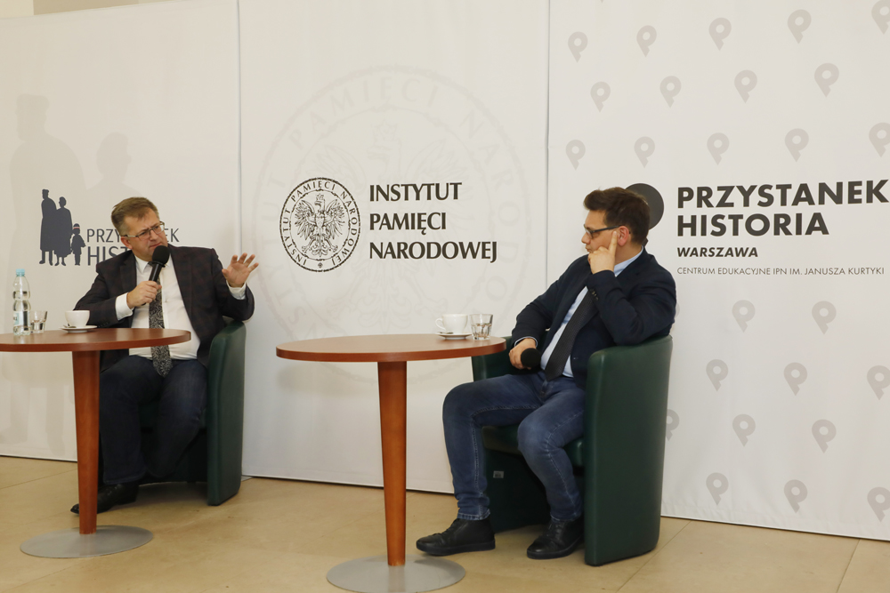 Dyskusja „Od kryzysu rządowego do paktu Sikorski-Majski (czerwiec 1940 – lipiec 1941)” z cyklu „O podmiotowość…” – Warszawa, 7 grudnia 2021. Fot. Piotr Życieński (IPN)