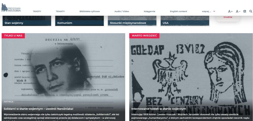 „Przystanek Historia” w TVP Historia, odc. 45: Wytrwaliśmy i zwyciężyliśmy – premiera: 9 grudnia 2021