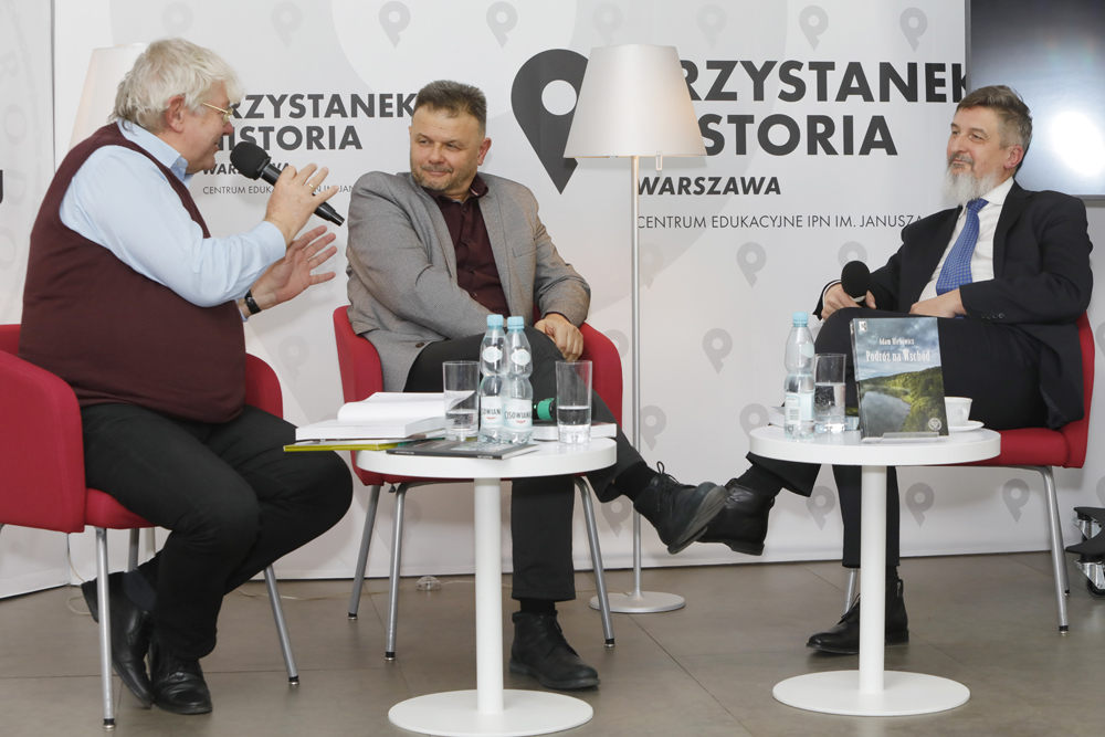 Dyskusja o książce „Podróż na Wschód” – Warszawa, 8 grudnia 2021. Fot. Piotr Życieński (IPN)