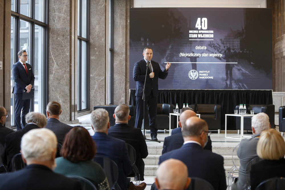 Debata „(Nie)rozliczony stan wojenny” – Warszawa, 12 grudnia 2021. Fot. Sławek Kasper (IPN)