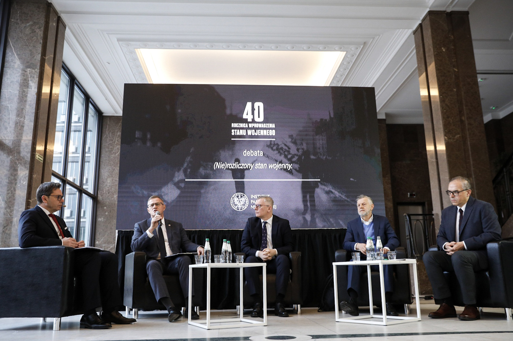 Debata „(Nie)rozliczony stan wojenny” – Warszawa, 12 grudnia 2021. Fot. Sławek Kasper (IPN)