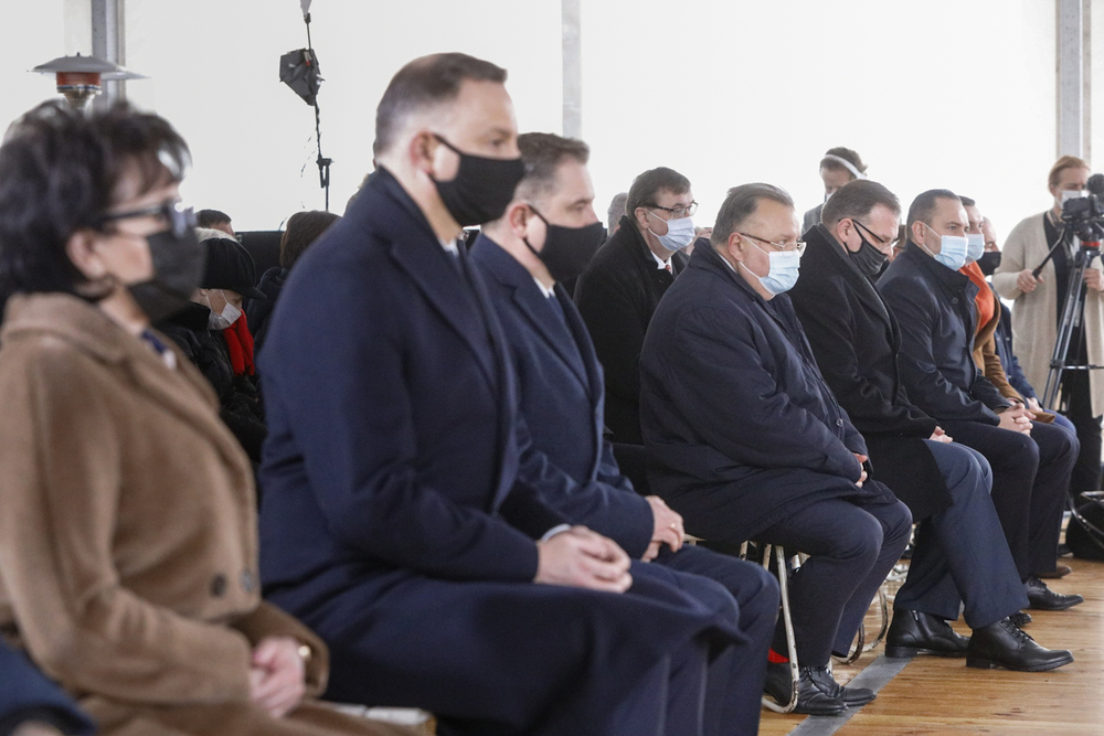 Uroczystości 40. rocznicy wprowadzenia stanu wojennego w muzeum na Rakowieckiej – Warszawa, 13 grudnia 2021. Fot. Sławek Kasper (IPN)