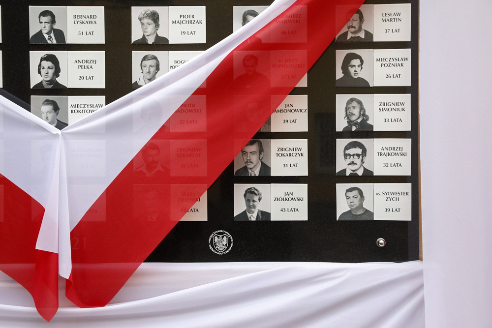 Uroczystości 40. rocznicy wprowadzenia stanu wojennego w muzeum na Rakowieckiej – Warszawa, 13 grudnia 2021. Fot. Sławek Kasper (IPN)