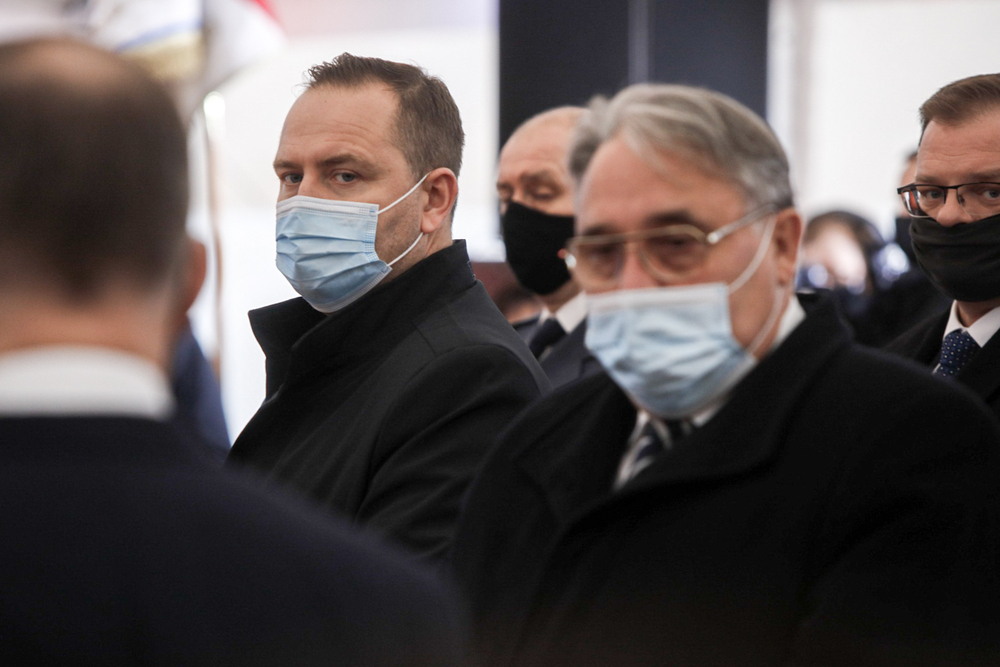 Uroczystości 40. rocznicy wprowadzenia stanu wojennego w muzeum na Rakowieckiej – Warszawa, 13 grudnia 2021. Fot. Sławek Kasper (IPN)