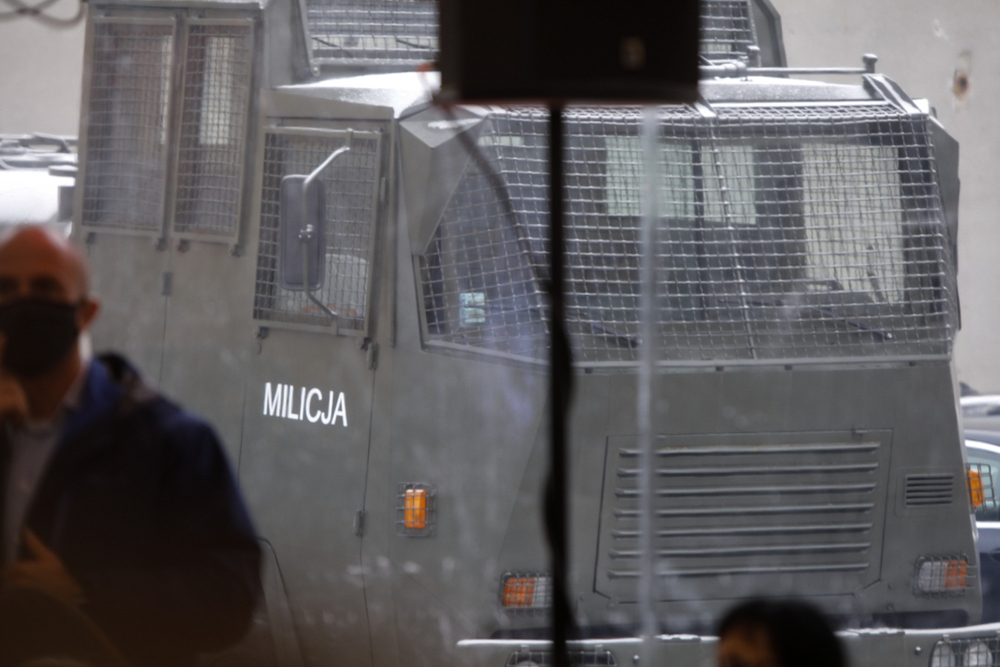 Uroczystości 40. rocznicy wprowadzenia stanu wojennego w muzeum na Rakowieckiej – Warszawa, 13 grudnia 2021. Fot. Sławek Kasper (IPN)