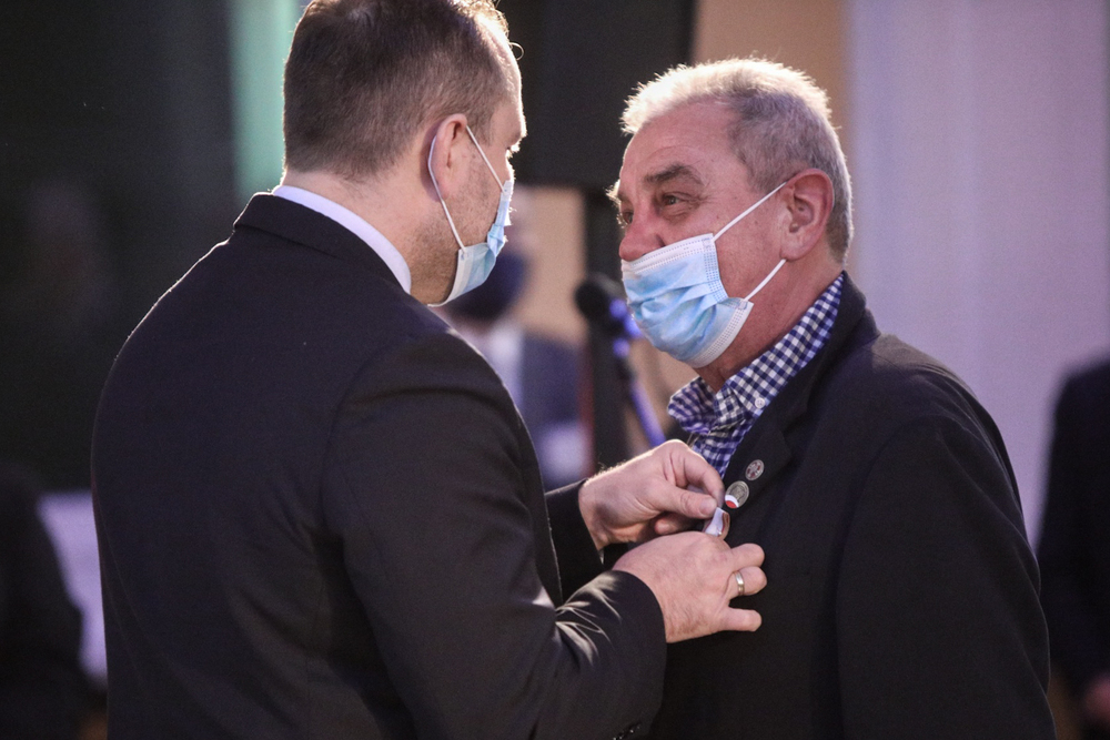 Uroczystość wręczenia Krzyży Wolności i Solidarności – Warszawa,13 grudnia 2021. Fot. Sławek Kasper (IPN)