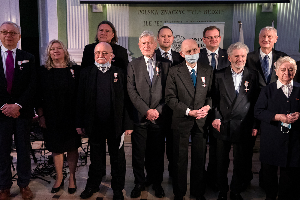 Uroczystość wręczenia Krzyży Wolności i Solidarności – Warszawa, 13 grudnia 2021. Fot. Sławek Kasper (IPN)