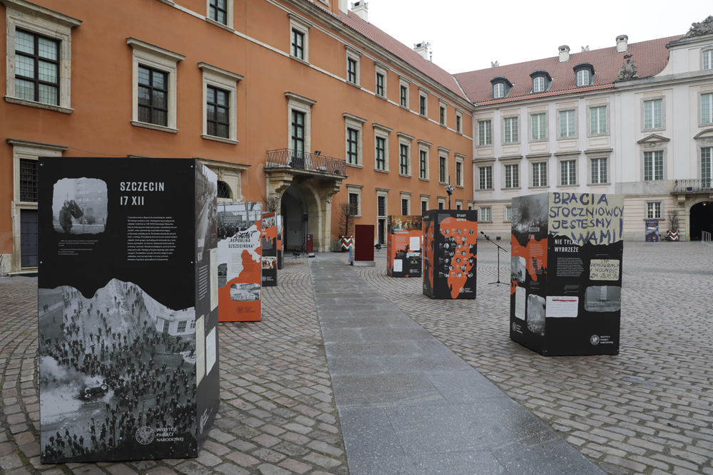 Otwarcie wystawy „Powstanie Grudniowe 1970 roku" – Warszawa, 15 grudnia 2021. Fot. Piotr Życieński (IPN)