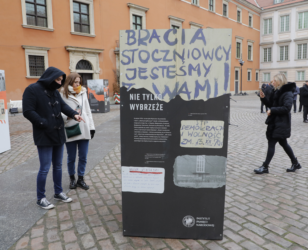 Otwarcie wystawy „Powstanie Grudniowe 1970 roku" – Warszawa, 15 grudnia 2021. Fot. Piotr Życieński (IPN)