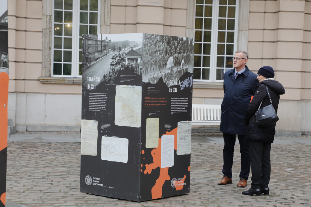 Otwarcie wystawy „Powstanie Grudniowe 1970 roku" – Warszawa, 15 grudnia 2021. Fot. Piotr Życieński (IPN)