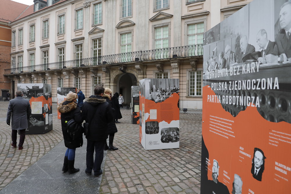 Otwarcie wystawy „Powstanie Grudniowe 1970 roku" – Warszawa, 15 grudnia 2021. Fot. Piotr Życieński (IPN)