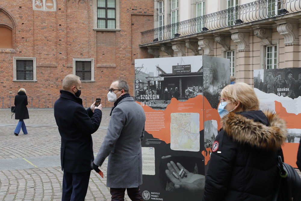 Otwarcie wystawy „Powstanie Grudniowe 1970 roku" – Warszawa, 15 grudnia 2021. Fot. Piotr Życieński (IPN)