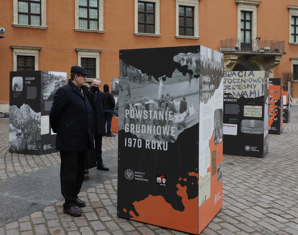 Otwarcie wystawy „Powstanie Grudniowe 1970 roku" – Warszawa, 15 grudnia 2021. Fot. Piotr Życieński (IPN)