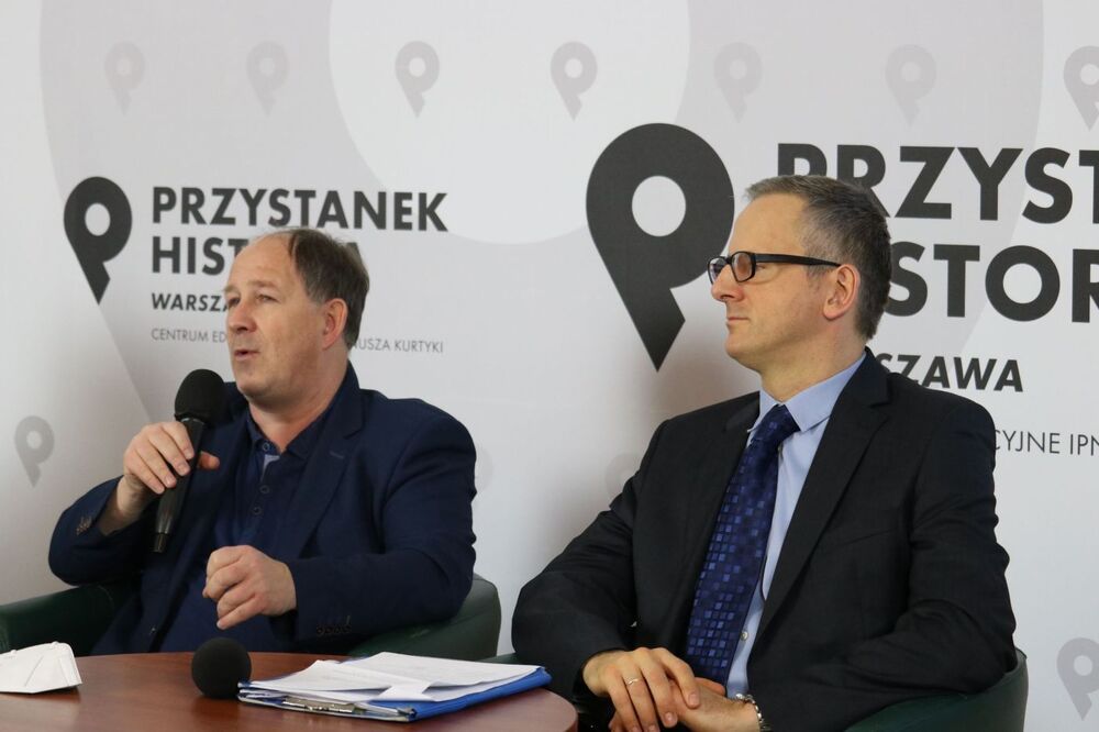 Dyskusja „Stan wojenny – między rzeczywistością a propagandą” – 15 grudnia 2021. Fot. Aleksandra Wierzchowska (IPN)