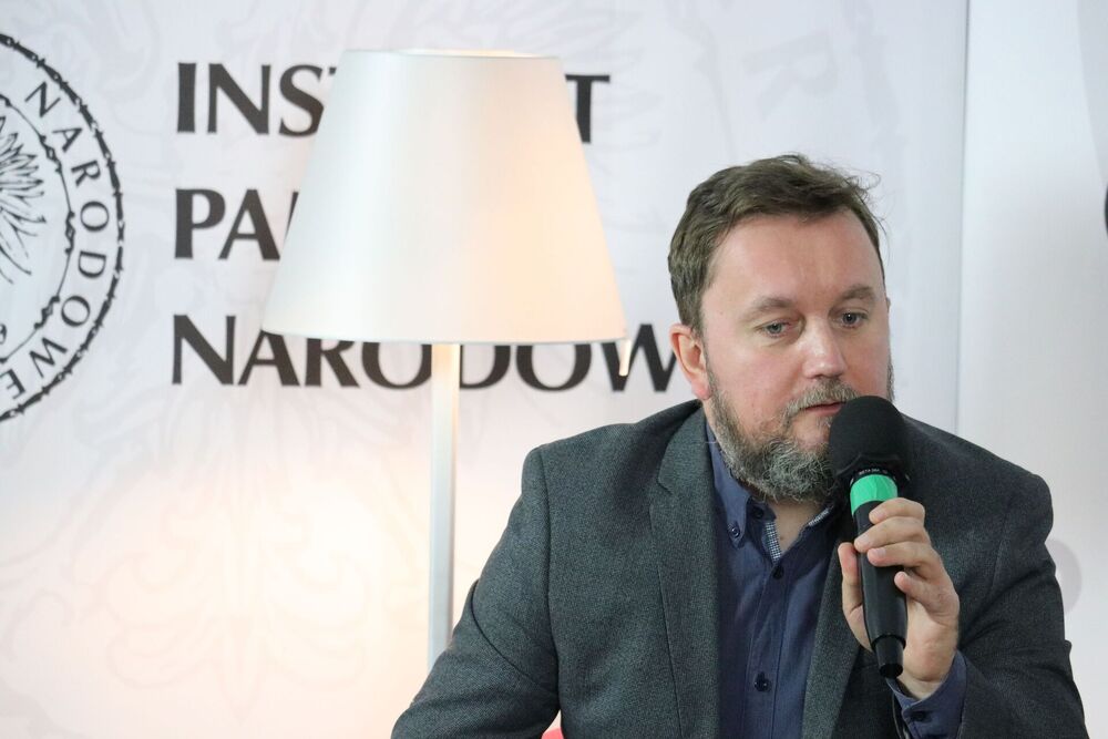 Dr Grzegorz Wołk, BBH IPN. Fot. Aleksandra Wierzchowska (IPN)