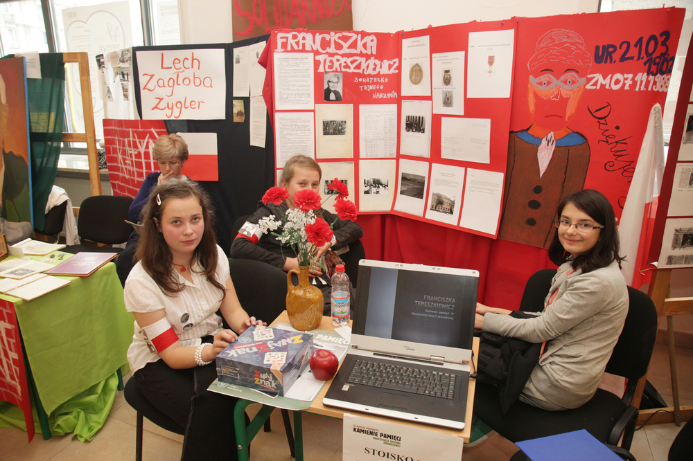 Projekt edukacyjny „Kamienie Pamięci” 2013. Fot. Piotr Życieński (IPN)