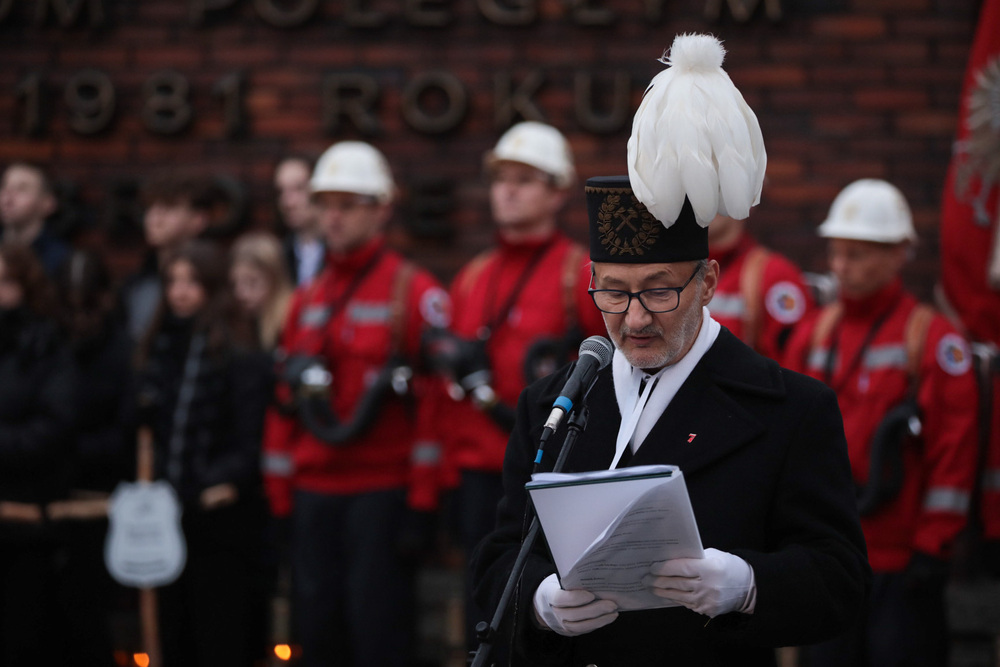 40. rocznica pacyfikacji kopalni „Wujek” – Katowice, 16 grudnia 2021. Fot. Mikołaj Bujak (IPN)